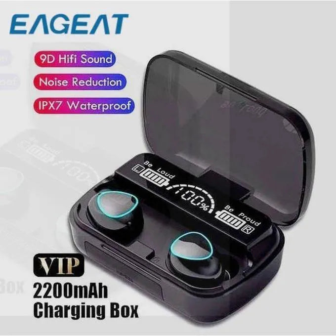 M10 Wireless Earbuds with Charging Case & Bluetooth 5.3-M