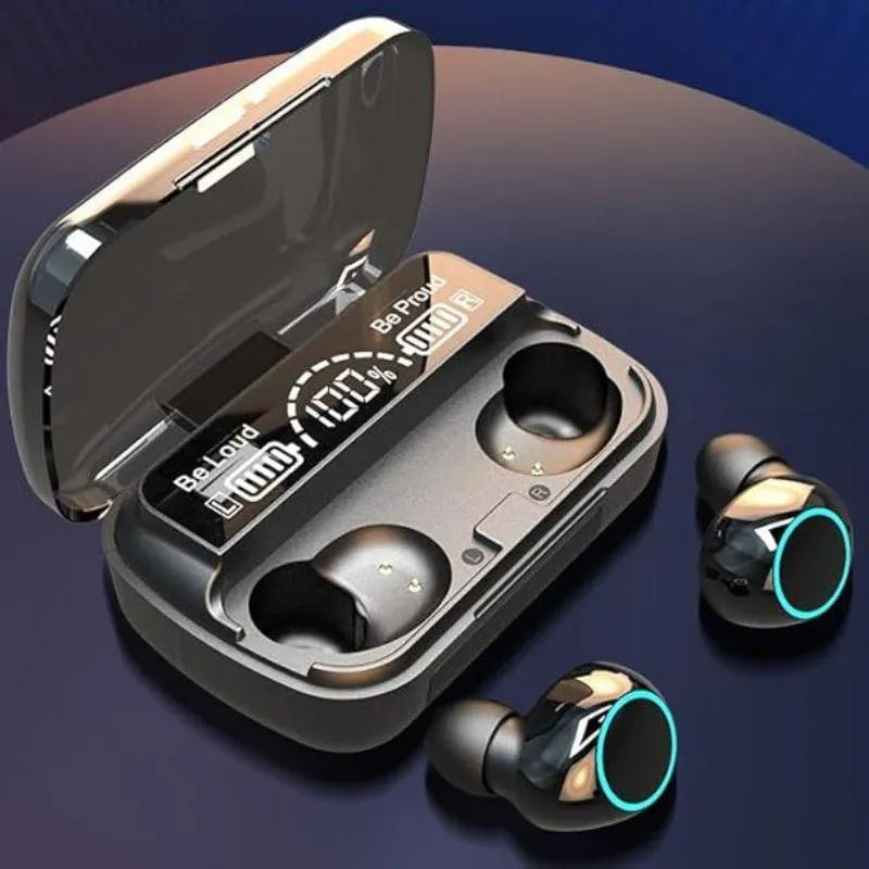 M10 Wireless Earbuds with Charging Case & Bluetooth 5.3-M