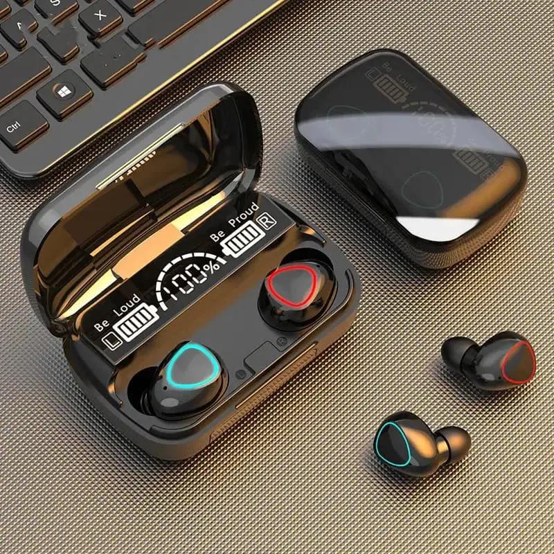 M10 Wireless Earbuds with Charging Case & Bluetooth 5.3-M