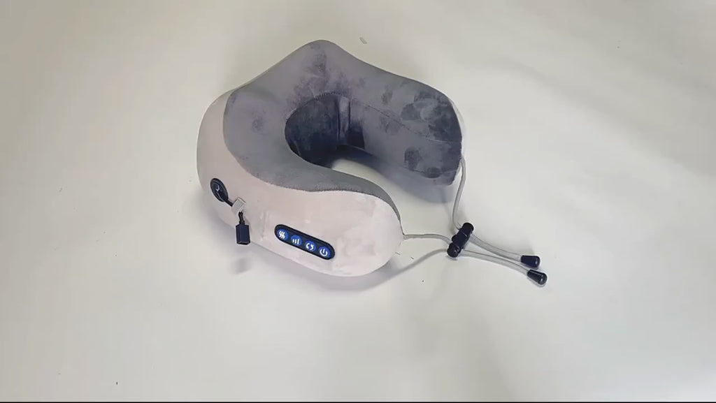 Rechargeable Neck Massager U-Shaped Pillow – Multifunctional Portable Shoulder & Cervical Relaxing Massage for Home, Car, Outdoor